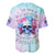 Flower Skull Baseball Jersey I'm Not Ant-Social I'm Just Not User Friendly