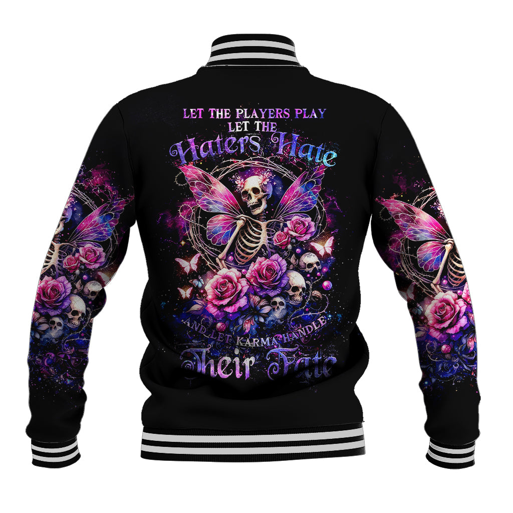 Fairy Skull Baseball Jacket Let Karma Handle Their Fate