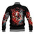 Evil Angel Skull Baseball Jacket Even The Devil Was Once An Angel