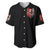 Evil Angel Skull Baseball Jersey Even The Devil Was Once An Angel