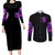 Reaper Skull Couples Matching Long Sleeve Bodycon Dress and Long Sleeve Button Shirt I'm Not Ant-Social I'm Just Not User Friendly