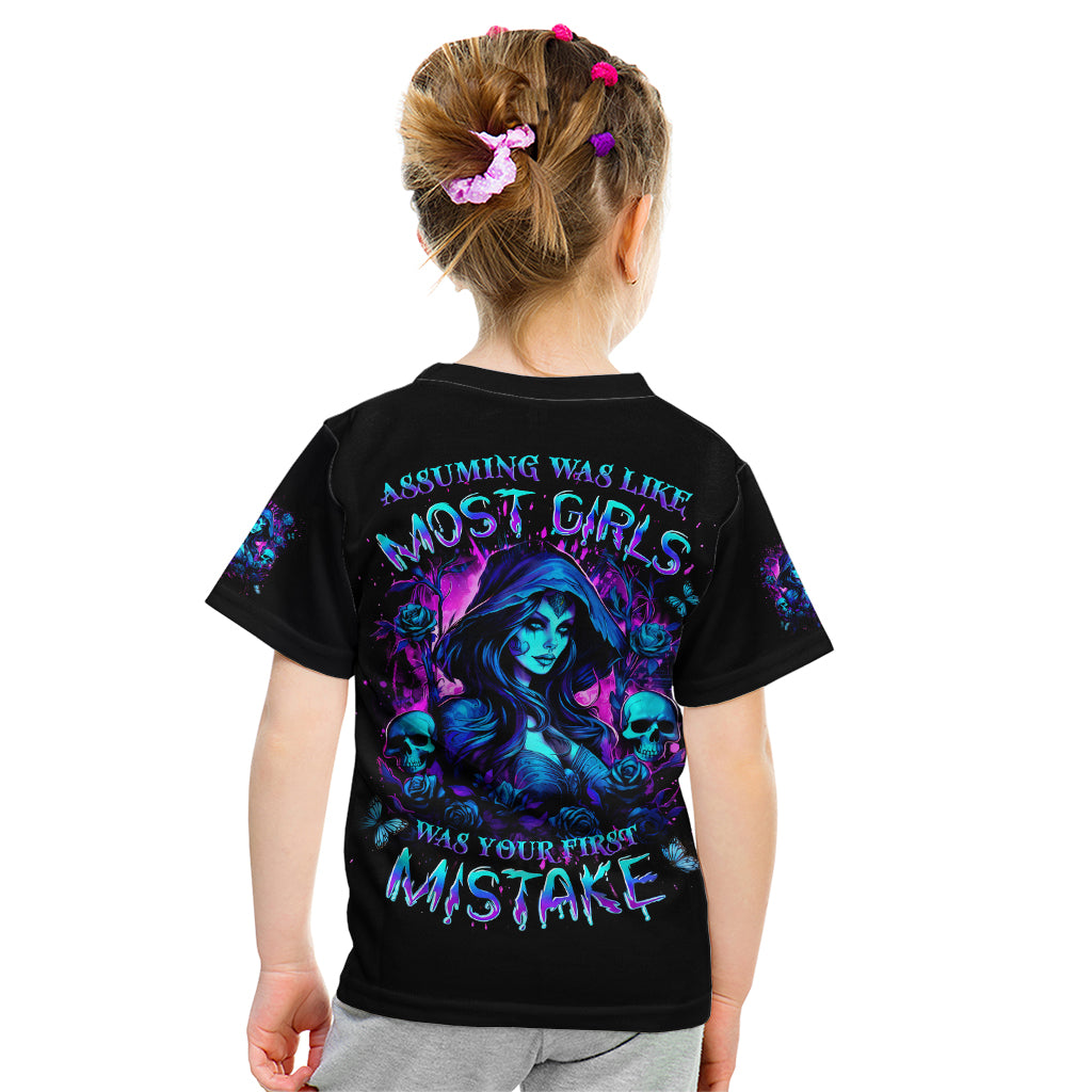 Witch Skull Kid T Shirt Assuming Was Like Most Girls Was Your First Mistake