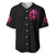 Witch Skull Baseball Jersey I'm Not Ant-Social I'm Just Not User Friendly