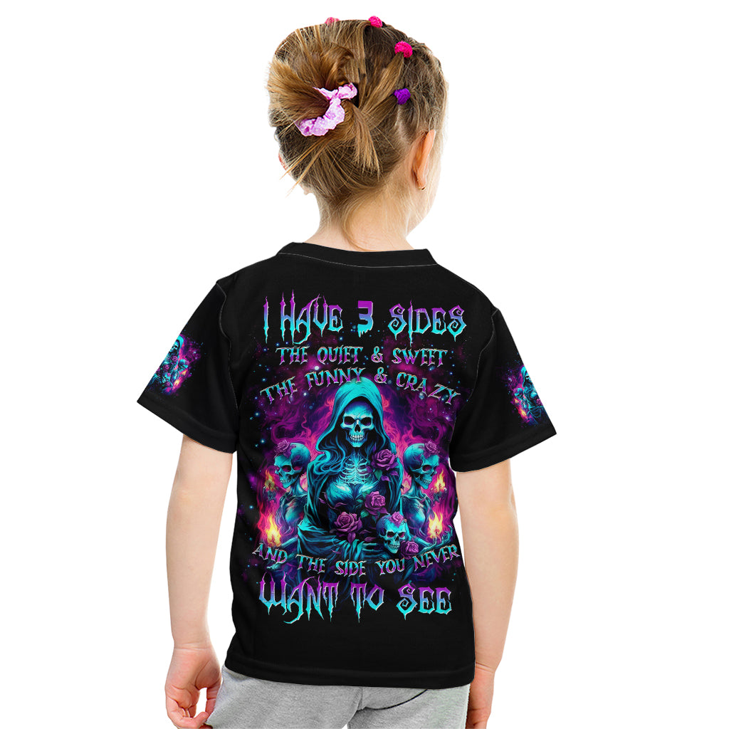 Witch Skull Kid T Shirt I Have 3 Sides And The Side You Never Want To See