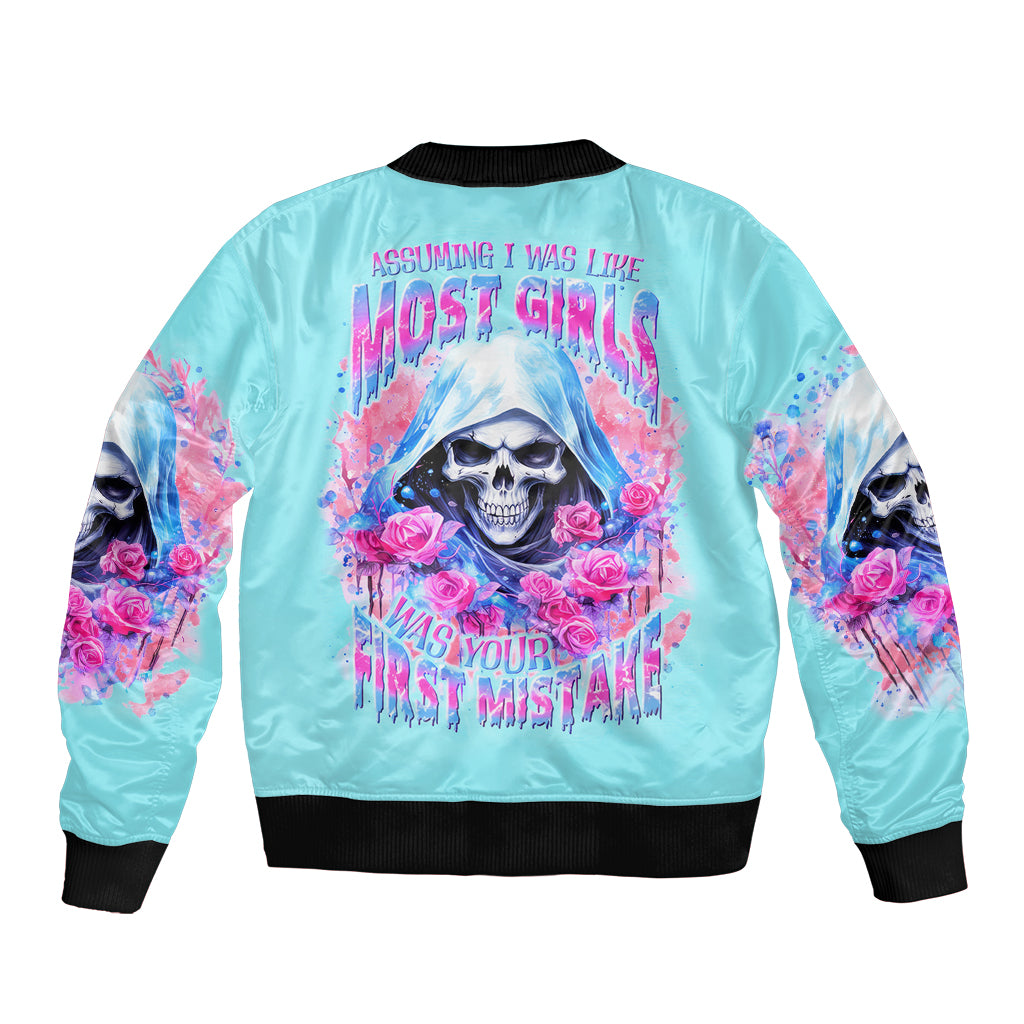 Witch Skull Bomber Jacket Assuming Was Like Most Girls Was Your First Mistake