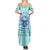 Flower Skull Summer Maxi Dress I'm A Bitch With A Low Bullshiit Tolrange Don't Try Me