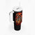 Day of Dead Skull Tumbler With Handle Sugar Skull Band Skeleton