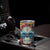 Day of Dead Skull Tumbler Cup Sugar Skull Butterfly