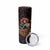 Day of Dead Lady Skinny Tumbler Sugar Skull Lady Dancing