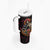 Day of Dead Lady Tumbler With Handle Sugar Skull Lady Dancing