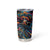 Day of Dead Lady Tumbler Cup Sugar Skull Lady Dancing