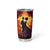 Day of Dead Couple Tumbler Cup Sugar Skull Couple Dancing