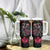 Day of Dead Couple Tumbler With Handle Sugar Skull Couple Dancing