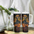 Day of Dead Lady Tumbler With Handle Sugar Skull Field Marigold Lady