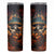 Day of Dead Skull Skinny Tumbler Sugar Skull Musican