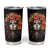 Day of Dead Lady Tumbler Cup Sugar Skull Rose Lady