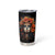 Day of Dead Lady Tumbler Cup Sugar Skull Rose Lady