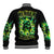 Flame Skull Baseball Jacket Heaven Don't Want Me Hell Afraid I Take Over DT01