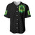 Flame Skull Baseball Jersey Heaven Don't Want Me Hell Afraid I Take Over DT01