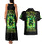 Flame Skull Couples Matching Tank Maxi Dress and Hawaiian Shirt Heaven Don't Want Me Hell Afraid I Take Over DT01