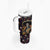 Day of Dead Skull Tumbler With Handle Sugar Skull Musican