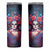 Day of Dead Lady Skinny Tumbler Sugar Skull Field Rose Lady