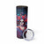 Day of Dead Lady Skinny Tumbler Sugar Skull Field Rose Lady