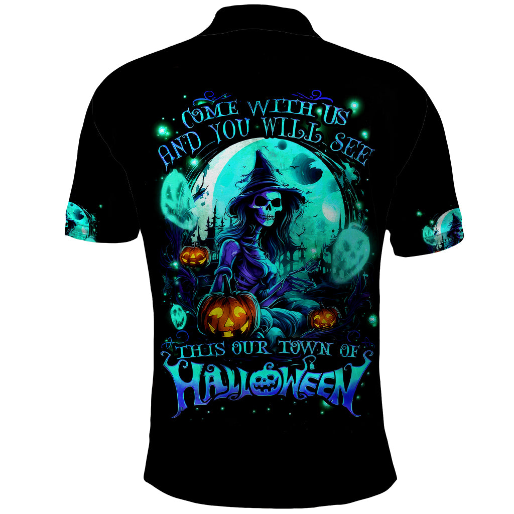 witch-skull-polo-shirt-come-with-us-and-you-will-see-our-halloween