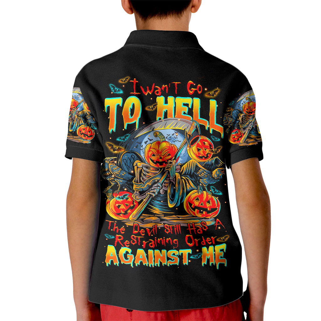 pumpkin-skull-kid-polo-shirt-i-want-go-to-hell-the-devil-still-restraining-against-me