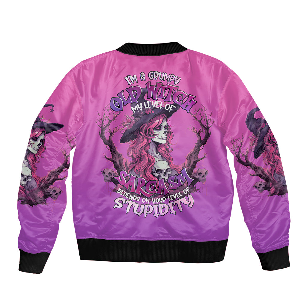 witch-skull-bomber-jacket-im-a-grumpy-old-lady-sarcasm-depends-on-your-stupidity