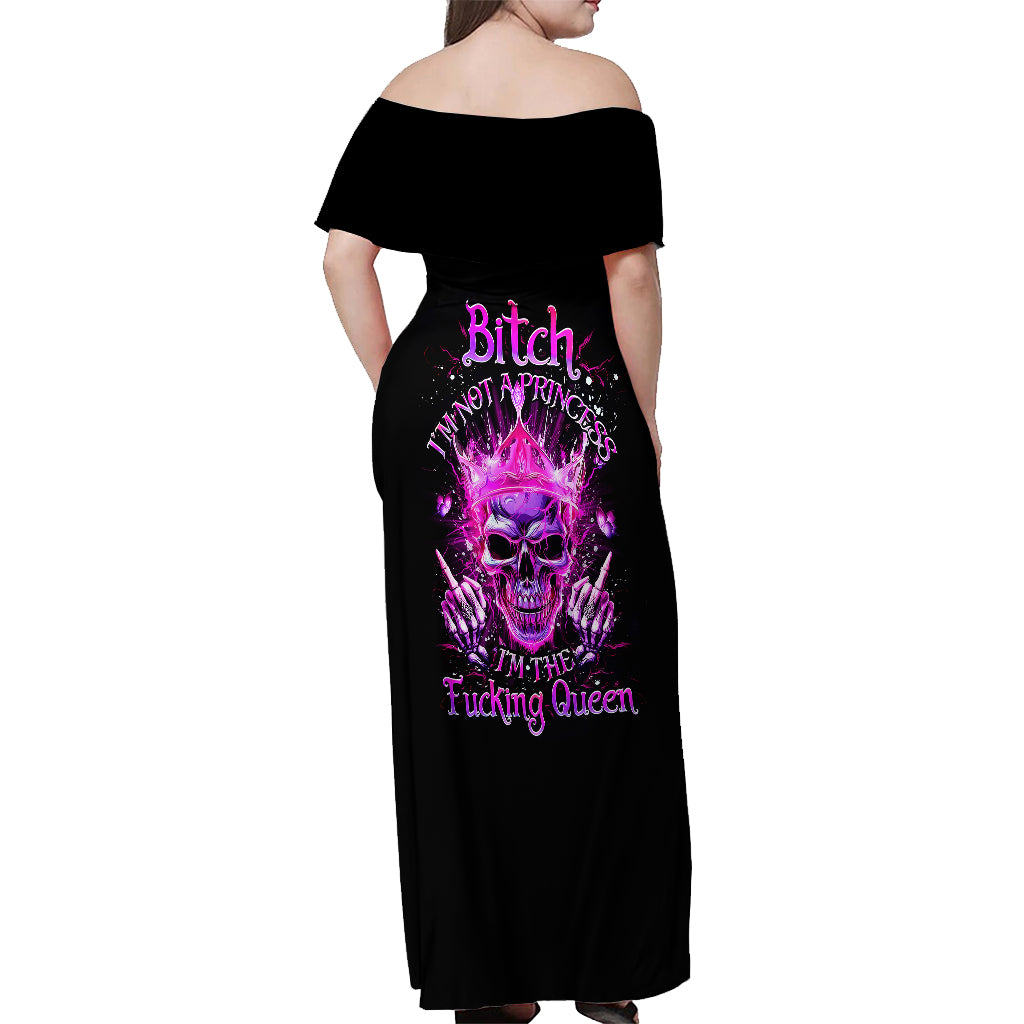 queen-skull-off-shoulder-maxi-dress-bitch-im-not-a-princess-im-the-fucking-queen