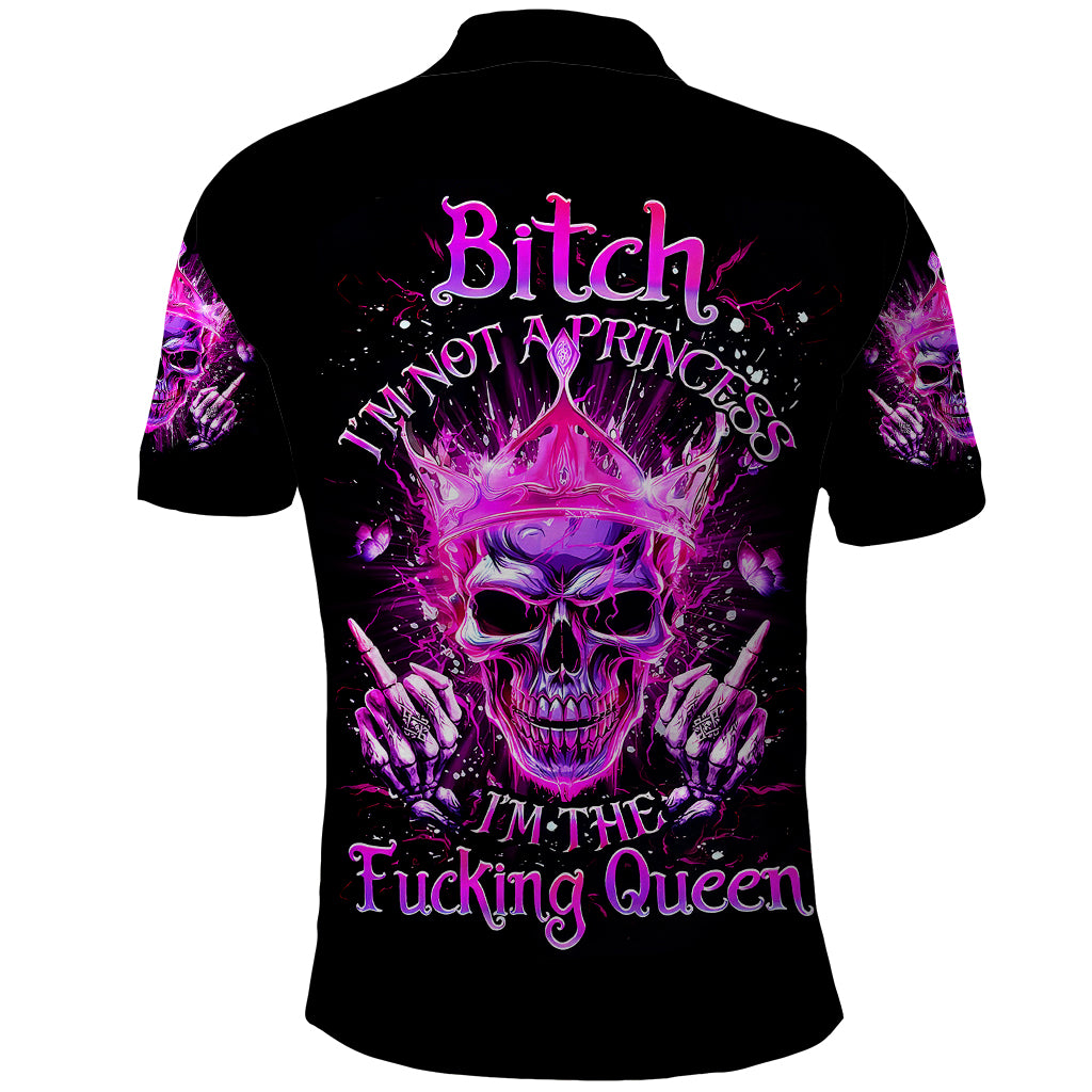 queen-skull-polo-shirt-bitch-im-not-a-princess-im-the-fucking-queen