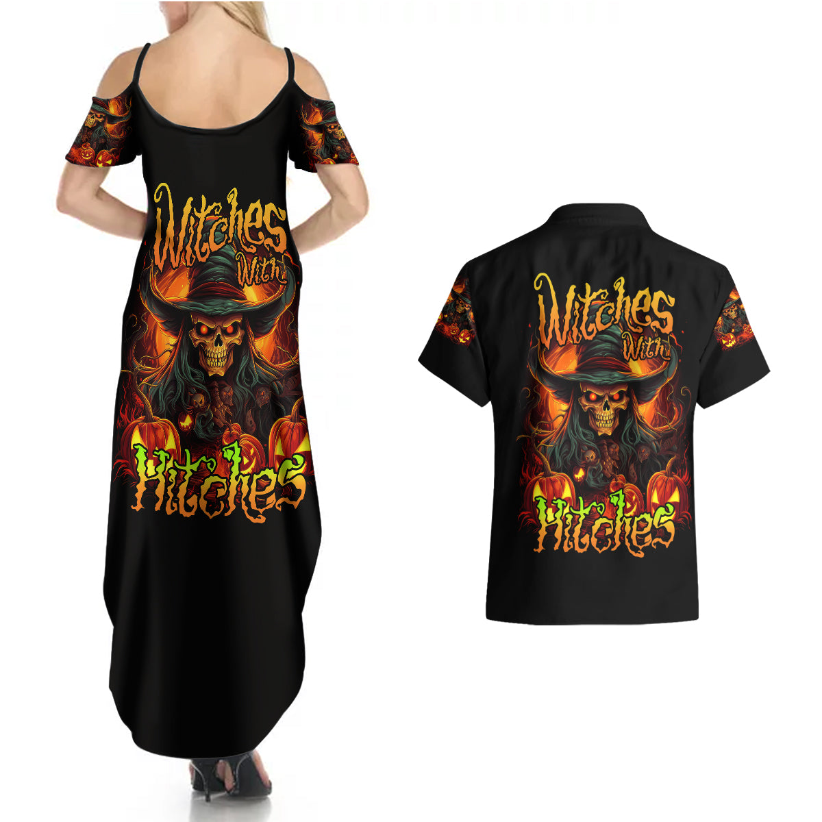 witch-skull-couples-matching-summer-maxi-dress-and-hawaiian-shirt-witches-with-hitches