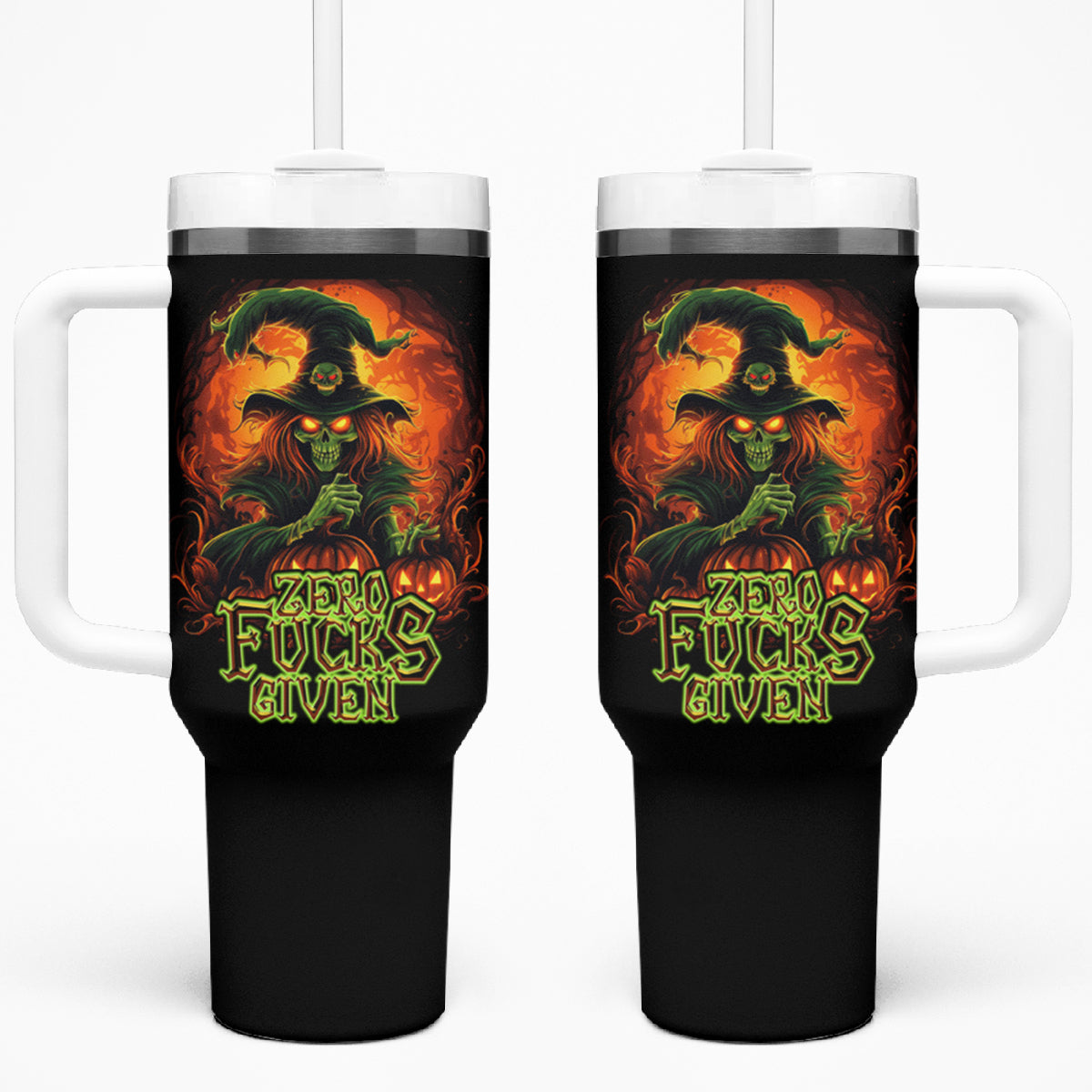 Witch Skull Tumbler With Handle Witches With Hitches