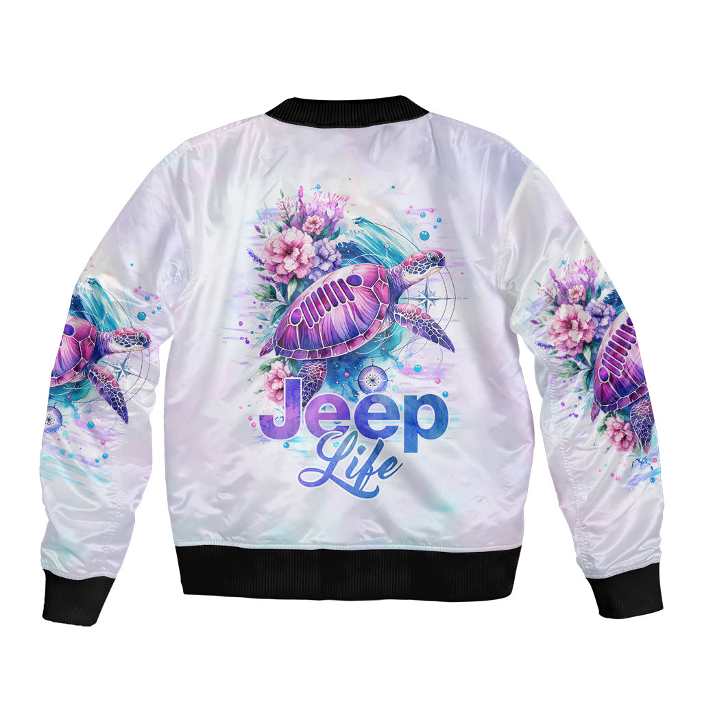 Jeep Life Bomber Jacket Sea Turtle Jeep