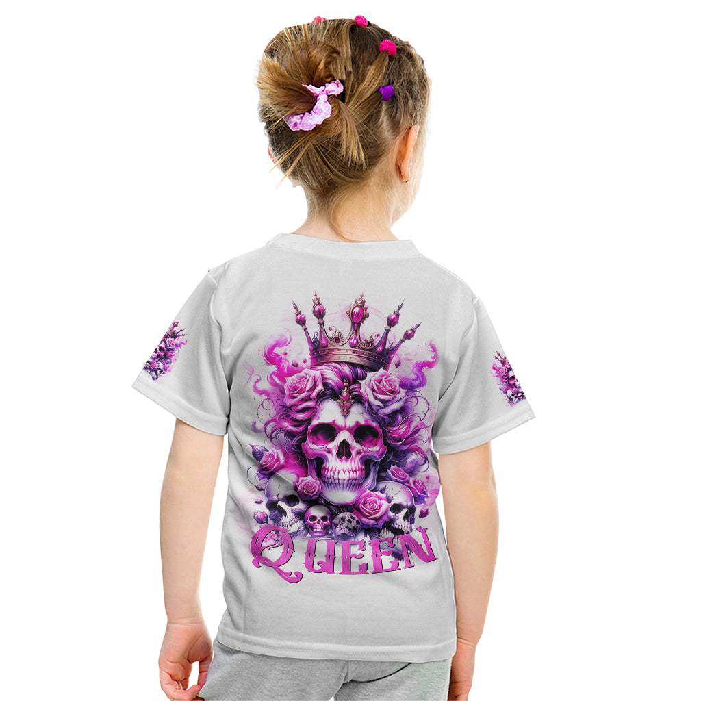 Rose Skull Kid T Shirt Queen Skull