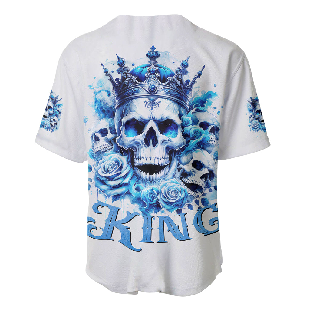 Rose Skull Baseball Jersey King Skull