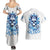 Rose Skull Couples Matching Summer Maxi Dress and Hawaiian Shirt King Skull