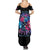 Rose SKull Summer Maxi Dress Sorry Honey Sarcasm Falls Out Of My Mouth Just Like Stupid Fall From Your