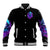 Witch Skull Baseball Jacket I Hold A Beast An Angel And Crazy Lady In Me