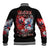 Evil Angel Skull Baseball Jacket Heaven Don't Want Me And Hell Afraid