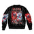 Evil Angel Skull Bomber Jacket Heaven Don't Want Me And Hell Afraid