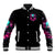 Rose Skull Baseball Jacket I'm Not Anti-Social I'm Just Not User Friendly