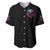 Rose Skull Baseball Jersey I'm Not Anti-Social I'm Just Not User Friendly