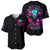 Rose Skull Baseball Jersey I'm Not Anti-Social I'm Just Not User Friendly