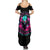 Rose Skull Summer Maxi Dress I'm Not Anti-Social I'm Just Not User Friendly