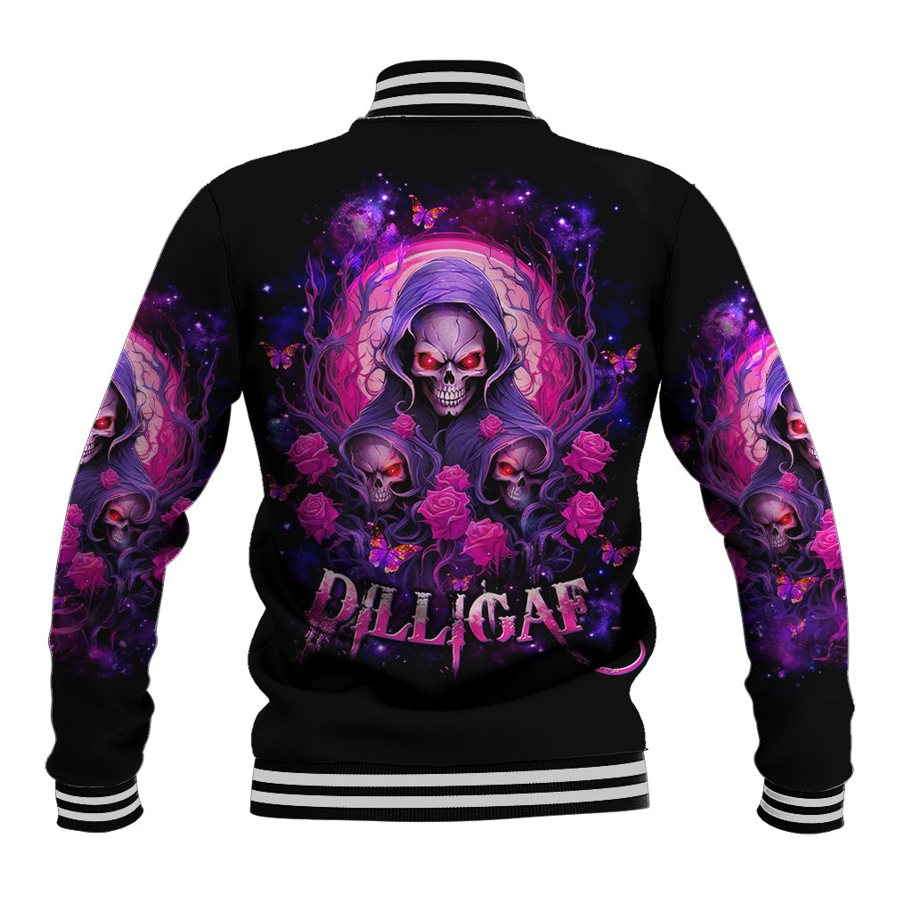 Rose Skull Baseball Jacket DILLIGAG