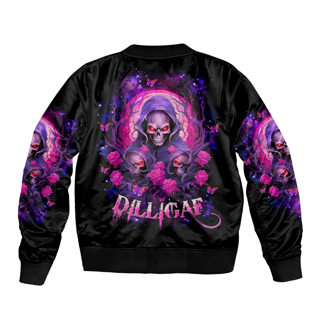 Rose Skull Bomber Jacket DILLIGAG