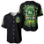 Irish Skull Baseball Jersey Good Girls Drink Wine Badass Girls Thug Beer