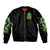 Irish Skull Bomber Jacket Good Girls Drink Wine Badass Girls Thug Beer